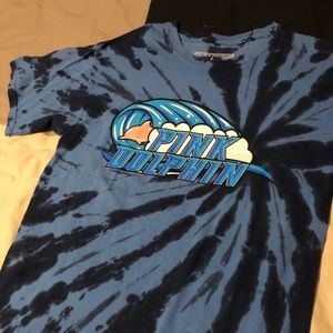 Pink Dolphin Tie-Dye tee